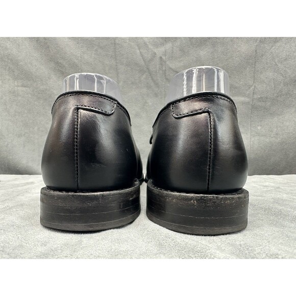 Allen Edmonds Delray Mens 9 D 1208 Black Leather Split Toe Derby Dress Shoes - Picture 5 of 14